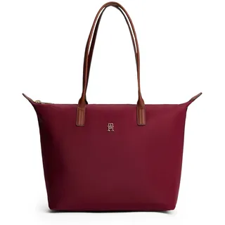 TOMMY HILFIGER Shopper Popette Tote Bag Deep Rouge