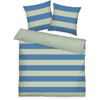 Tom Tailor BOLD STRIPES Mehrfarbig 200 x 220 cm + 2 x 80 x 80 cm