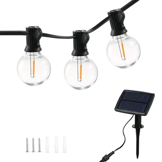 G40 Solar-lichterkette Mit Kugeln, 4 Modi, Abschaltspeicher, Ip44 (40 Cm)