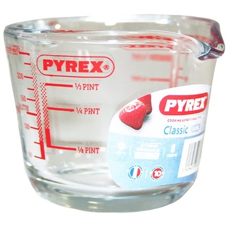 Pyrex Messbecher, Glas, Transparent, 0,25 l