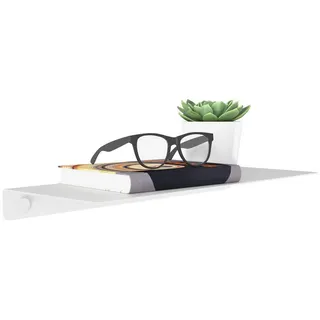 SOTech Wandregal HOVER-III 35 x 13 x 3 cm Weiß