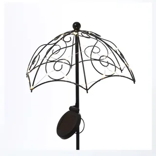 MARELIDA Solarleuchte schwarz spritzwassergeschützt Dämmerungssensor IP44