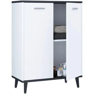 VCM Kommode Landos 60 x 81,4 x 28 cm grau