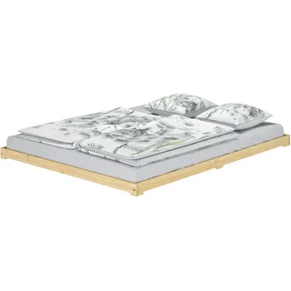Erst-Holz Futonbett 160 x 200 cm Braun