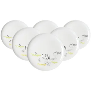 Ritzenhoff & Breker Pizzateller Alberto ø 32 cm mehrfarbig 6er Set