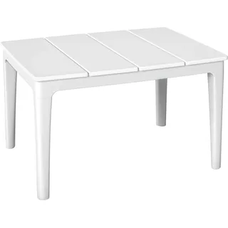Outsunny Beistelltisch 70 x 53 x 39 cm Weiß