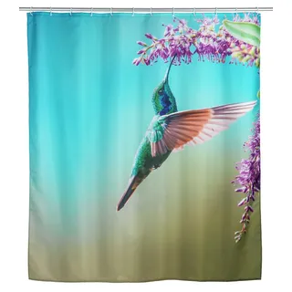 Wenko Duschvorhang Managua 180 x 200 cm mehrfarbig