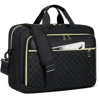 Laptoptasche Damen 17,3 Zoll Laptop Aktentasche Arbeitstasche Lehrertasche | Computertasche Laptop Tasche Business Notebook Tasche Wasserdichte Schultertasche Umhängetasche für Arbeit/Büro/Schule