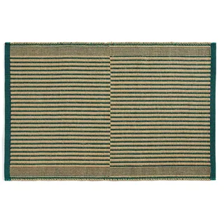 HAY - Tapis Fußmatte, schwarz / grün