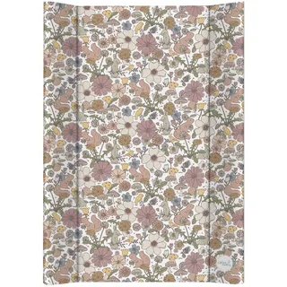 Ceba Baby® Wickelauflage Wickelunterlage - 2 Keil Wickelmulde fürs Babybett 70x50 cm - Wickeltischauflage mit OEKO-TEX® Standard 100 - Made in EU - Wasserdicht und Abwaschbar - Garten