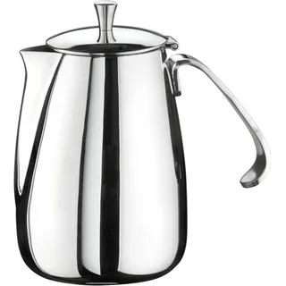 Kaffeekanne PINTINOX "Executive K" Kannen Gr. 0,75 l, silberfarben (edelstahlfarben) Kaffeekannen, Teekannen und Milchkannen Edelstahl 1810, spülmaschinengeeignet