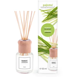 Pajoma pajoma® Raumduft 50 ml inkl. Duftstäbchen, Lemongras Flüssigkeit