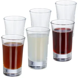 Relaxdays Schnapsglas 4 cl 24-tlg.