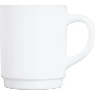 Arcoroc Kaffeetasse 0,25 l Weiß 6 St.