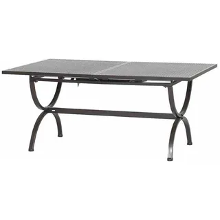 MBM Romeo Ausziehtisch 100 x 165 x 73 cm Schwarz