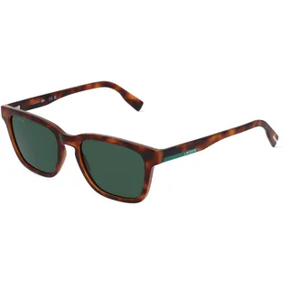 Lacoste L987S Unisex-Sonnenbrille Vollrand Quadratisch Kunststoff-Gestell, braun