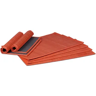 Relaxdays Platzset rot 30,0 x 45,0 cm