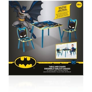 Moose Toys Tisch- und Stühle-Set Batman, Leicht zusammenzubauen