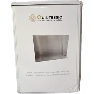 QUINTESSIO XL Messerblock ohne Messer magnetischer Messerhalter aus Edelstahl