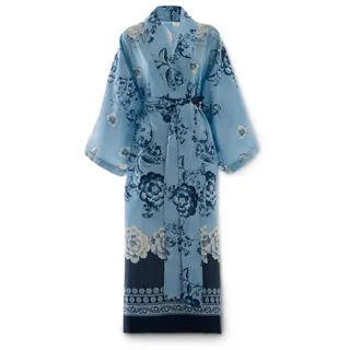 Bassetti Kimono PARAGGI, Baumwolle, Gürtel, aus reiner Baumwolle blau L-XL