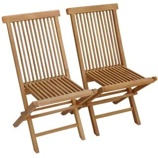 Happy Garden Lombok Gartenstuhl 2er Set 0 x 0 x 0 cm braun klappbar