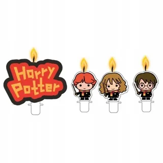 Festivalartikel Geburtstagskerze Pixie-Kerzen Harry Potter 4 Stk Kerzen Geburtstag Geburtstagskerze (4-tlg)