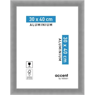 Accent by Nielsen Largo Aluminium Silber 30x40 cm 1 St.