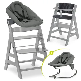 hauck Alpha+ 4-tlg. Newborn Set grey