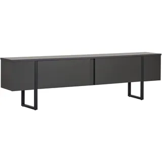 HANAH Home Skye Decor TV-Lowboard 180 x 50 x 30 cm Anthrazit/Schwarz Holz