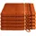 Waschhandschuh 16 x 22 cm orange 5 St.