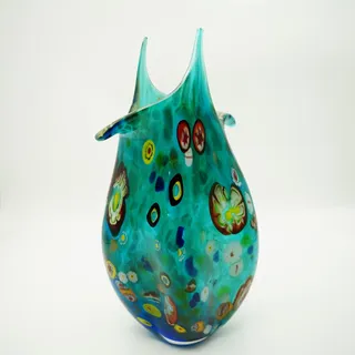 Vase Murano-Stil Laura Höhe ca. 43cm Handarbeit