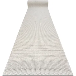 Läufer Casablanca Loop Weiß, Schleife Weich - 100cm White 100x300 Cm