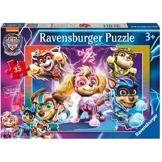 Ravensburger Puzzles Paw Patrol: The Mighty Movie | Puzzle ab 3 Jahren | Puzzles 3 Jahre oder mehr als 35 Teile | Kinderpuzzle 26 x 18 cm