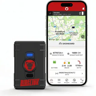 GPS Tracker Motorrad RideLink Wingman Easy | Kabellos mit 150-Tage-Akku