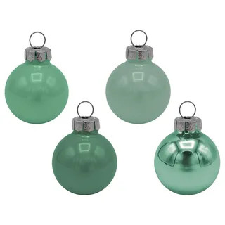 Unbekannt 45 Weihnachtskugeln Christbaumkugeln Grün Mint Salbei Petrol Christbaumschmuck Weihnachtsdeko Weihnachten Deko