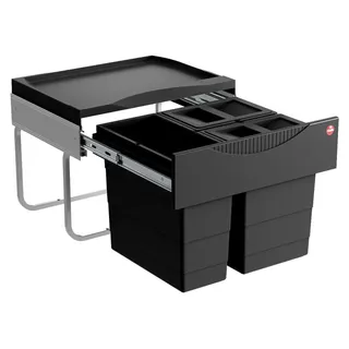 HAILO Abfalleimer 29 l Schwarz