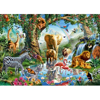 Ravensburger Puzzle 19837 - Abenteuer im Dschungel - 1000 Teile Puzzle für Erwachsene und Kinder ab 14 Jahren, Puzzle mit Tier-Motiv