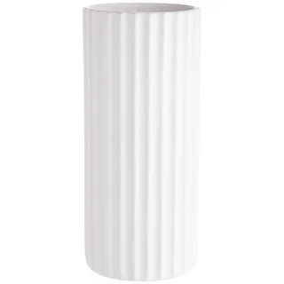 Butlers Vase, Weiß, Stein, 32 cm, Dekoration, Vasen, Keramikvasen