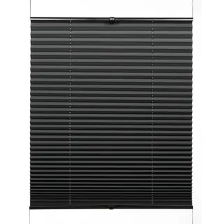 GARDINIA Plissee Concept Thermo 70 x 130 cm Fenstergröße (Velux) schwarz