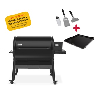 Weber SmokeFire EPX6 Holzpelletgrill STEALTH Edition mit Gratis Weber Crafted...