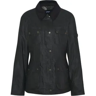Barbour Arlo Utility Wax Jacket - Mantel - Damen Archive Olive / Ancient Tartan UK 12 / M