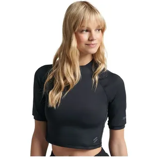 Superdry Run 3/4 Tight Crop Kurzarm-t-shirt - Black - XL