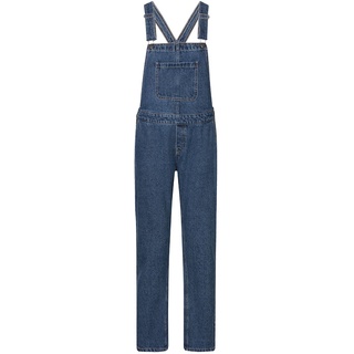 esmara® Damen Jeans Latzhose (44 long length, blau)