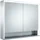 90 cm silber eloxiert offenes Fach