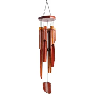 CIM Klangspiel - Bambus XL - Windspiel Gesamtlänge: 103cm - Gesamtdurchmesser: 15cm - inkl. S-Haken Aufhängung - wetterfest