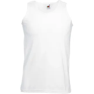 Fruit of the Loom Herren Valueweight Athletic Vest Tank Top 61-098-0 white XL