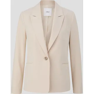 S.Oliver BLACK LABEL Blazer mit Paspeltaschen beige 44