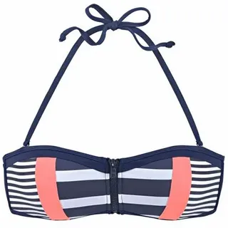 KangaROOS Bandeau-Bikini-Top Damen Blau 32 Cup A/B