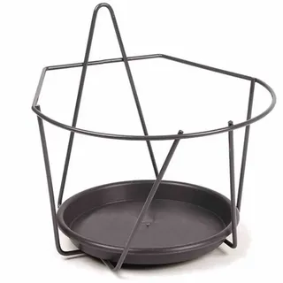 H.G Wand-blumentopfhalter Ø 22 cm grau