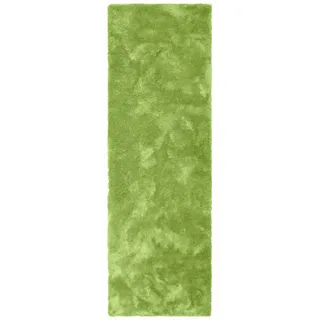 Bruno Banani Dana Hochflorteppich 80 x 250 cm Grün